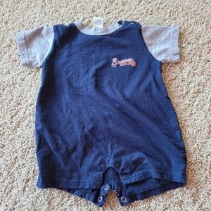 Atlanta Braves Baby Romper Size 18M